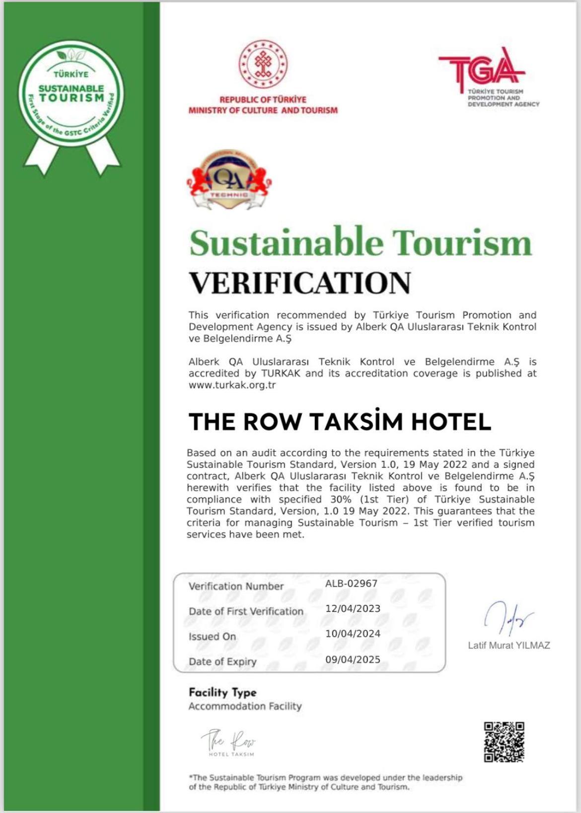 The Row Taksim Hotel Istanbul Ngoại thất bức ảnh